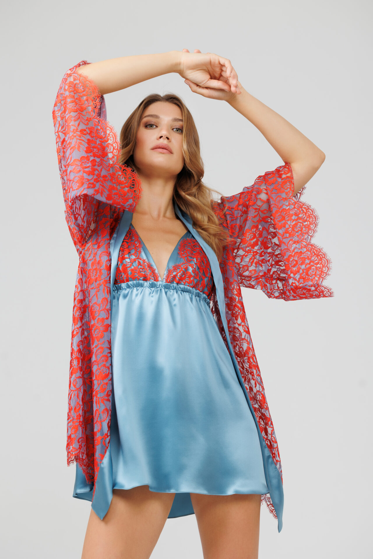 Il Mare e il Corallo kimono babydoll 1