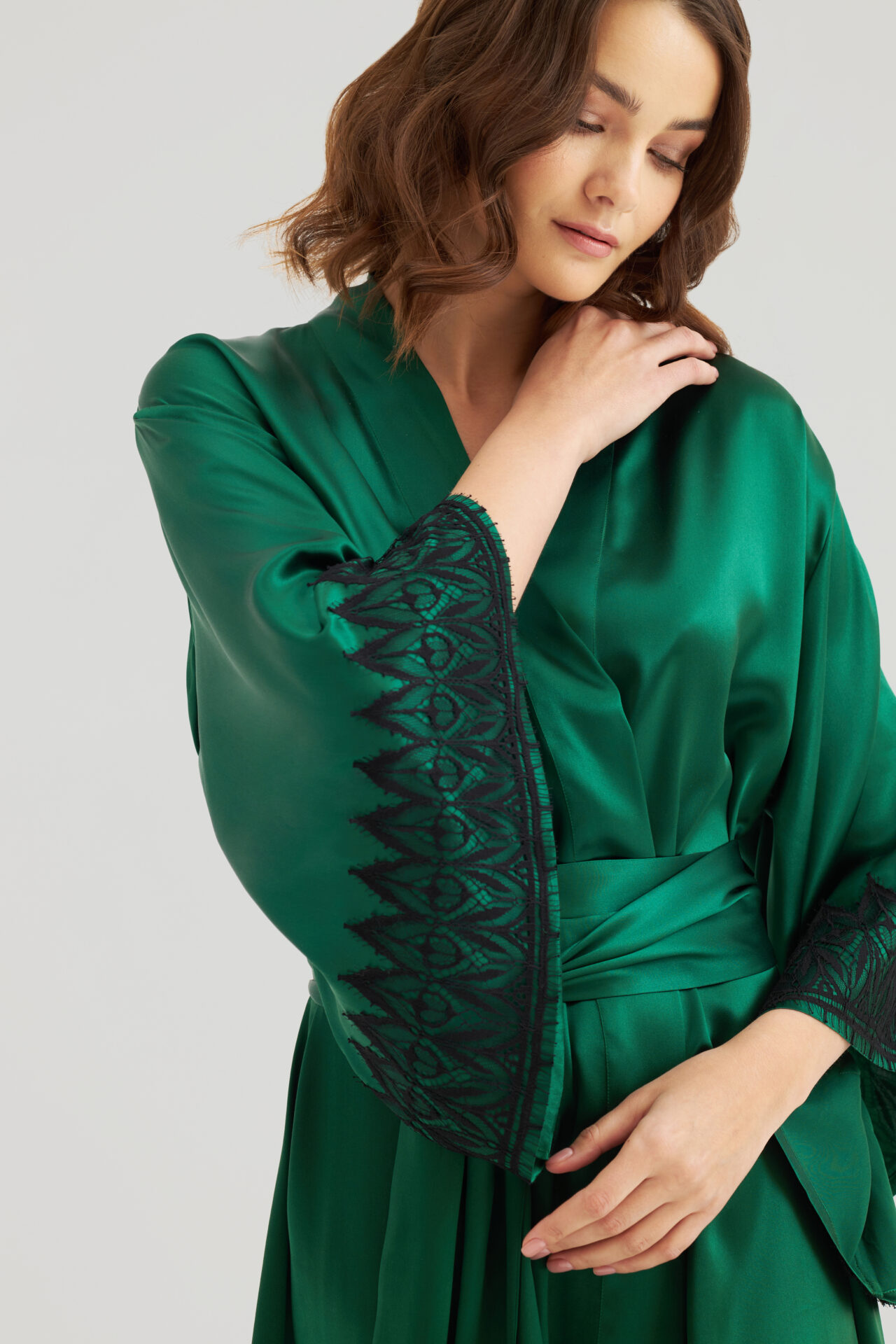 Claristorio Smeraldo Long Kimono M2